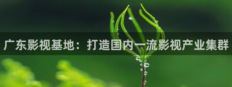 九七影院支持：广东影视基地：打造国内一流影视产业集群